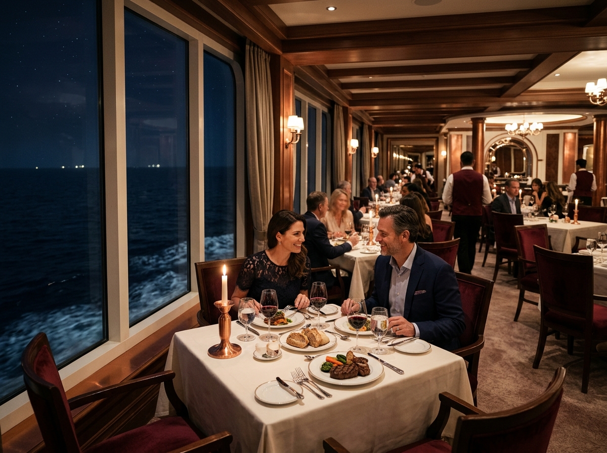 Midnight Dining aboard a luxury cruise ship